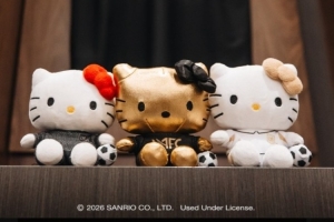 洛杉矶FC携手Hello Kitty，打造限量版卡通玩偶系列