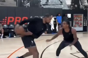 杜兰特教你打篮球：金鸡独立投篮